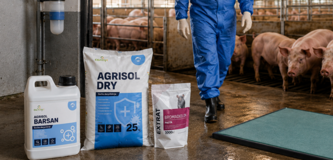 Produkty wspierające bioasekurację w gospodarstwie