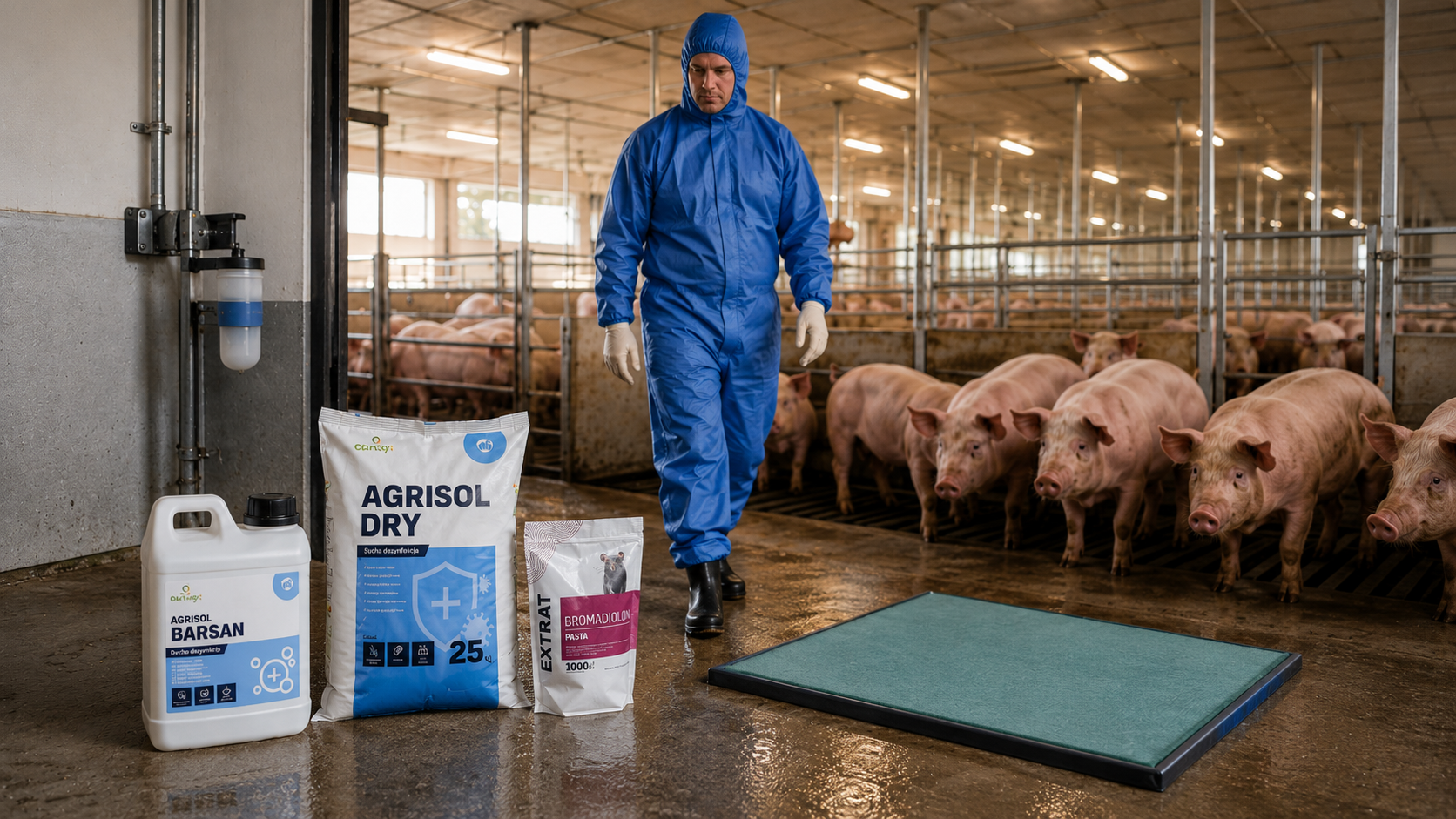 Produkty wspierające bioasekurację w gospodarstwie