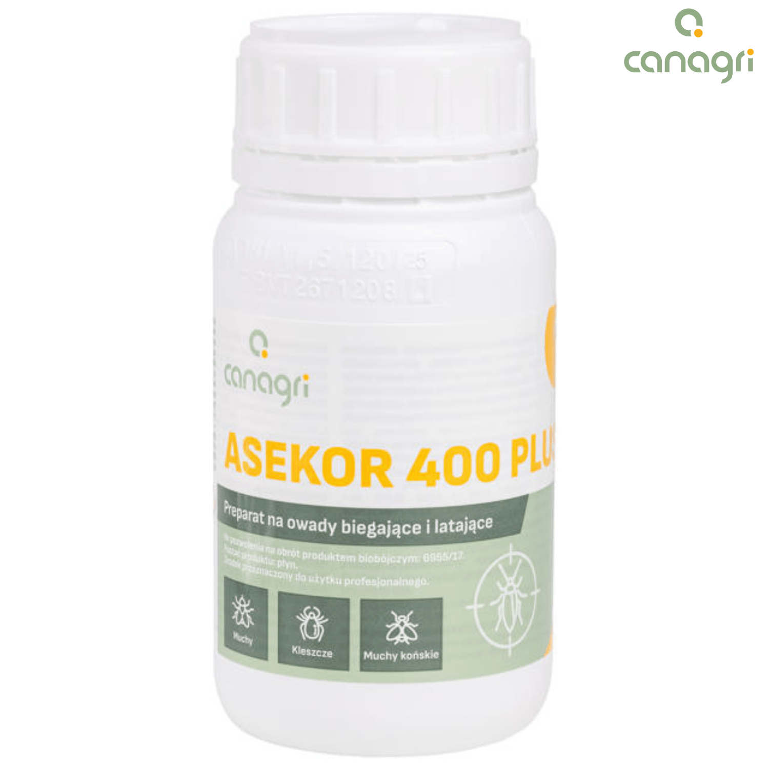 Środek owadobójczy na owady biegające i latające ASEKOR 400 Plus, koncentrat, 100 ml