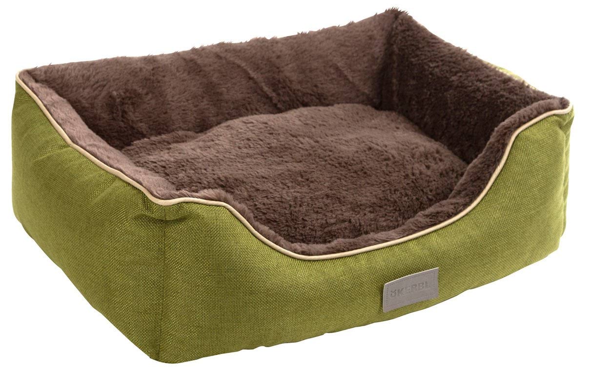 Legowisko dla psa Samuel, 50 x 40 x 15 cm, zielony/szary, Kerbl