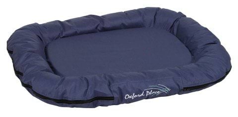 Materac dla psa Oxford Place, niebieski, 100 x 70 x 15 cm, Kerbl