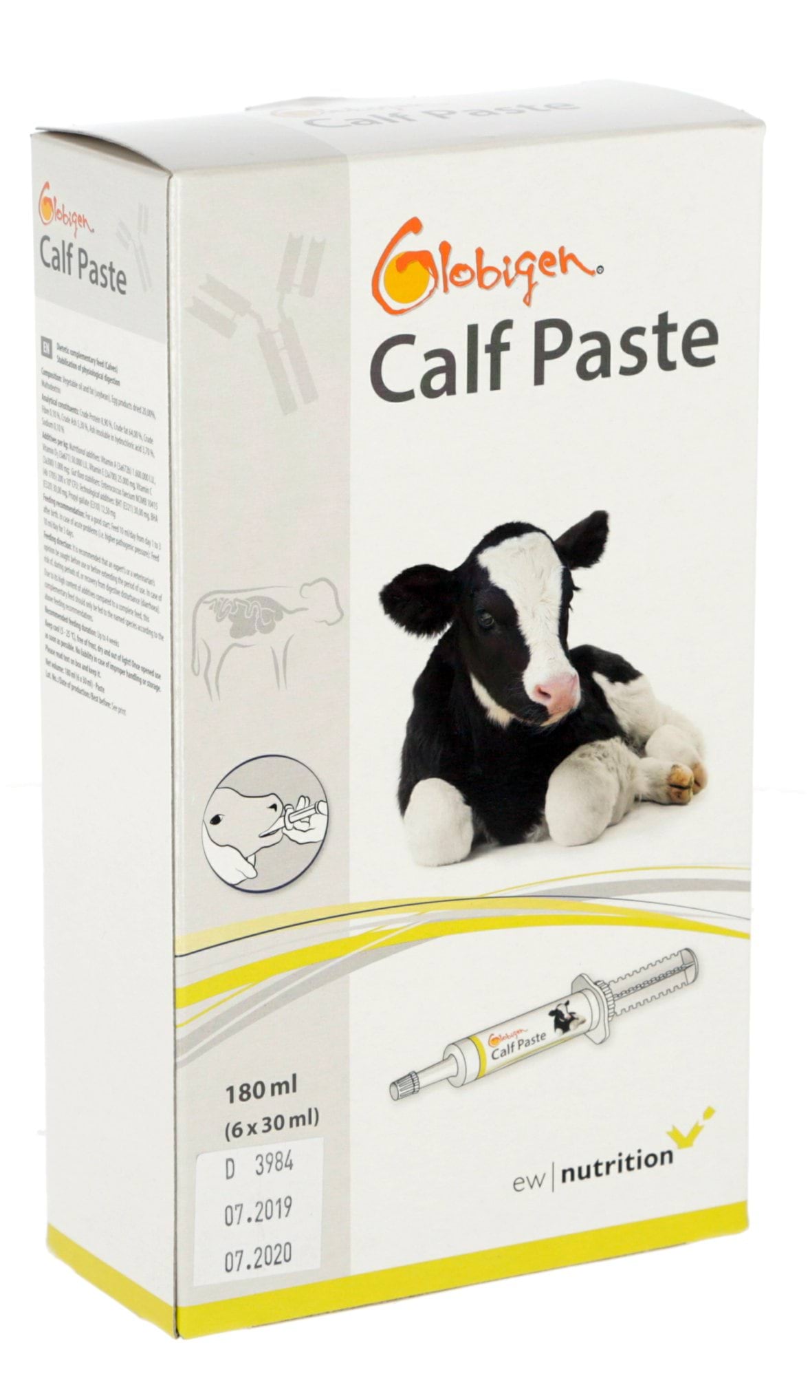 Suplement dla cieląt Globigen Calf Paste, 6 x 30 ml, EW Nutrition