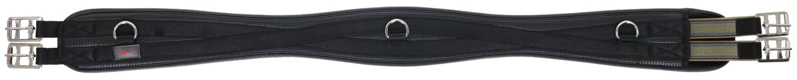 Popręg profilowany, 130 cm, czarny, Covalliero